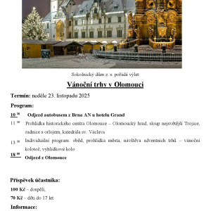 Vánoční trhy v Olomouci