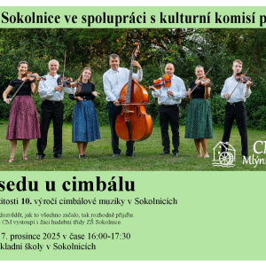 Plakát Beseda u cimbálu 2025