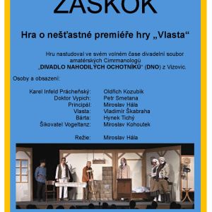 Plakát divadlo DNO Vizovice 2026