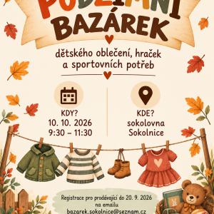 Podzimní bazárek Sokolnice