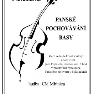 Pozvánka na pochovávání basy