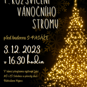 Rozsvícení vánočního stromu 2023