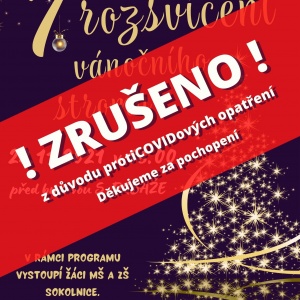 Rozsvícení vánočního stromu_zrušeno