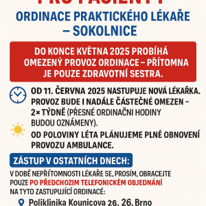Upozornění pro pacienty