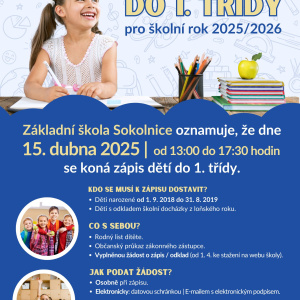 Zápis do 1. třídy 