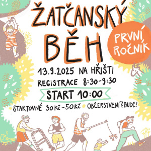 Pozvánka na Žatčanský běh 13. 09. 2025