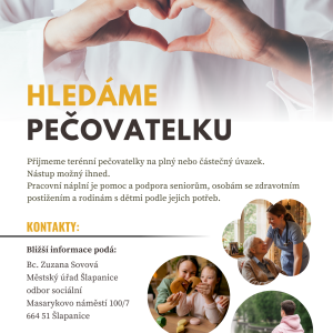 Inzerce - pečovatelka